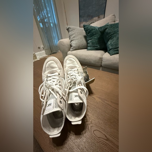 Michael Kors White Mesh Sneakers - Picture 5 of 8